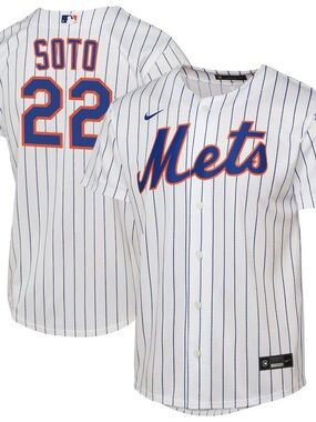 Youth New York Mets Juan Soto Nike White Home Replica Player Jersey